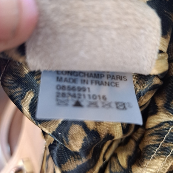 Longchamp Python embossed beish bag - Picture 8 of 16